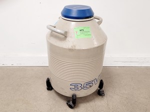 Image of Taylor-Wharton 35 VHC Liquid Nitrogen Dewar w/ Stand