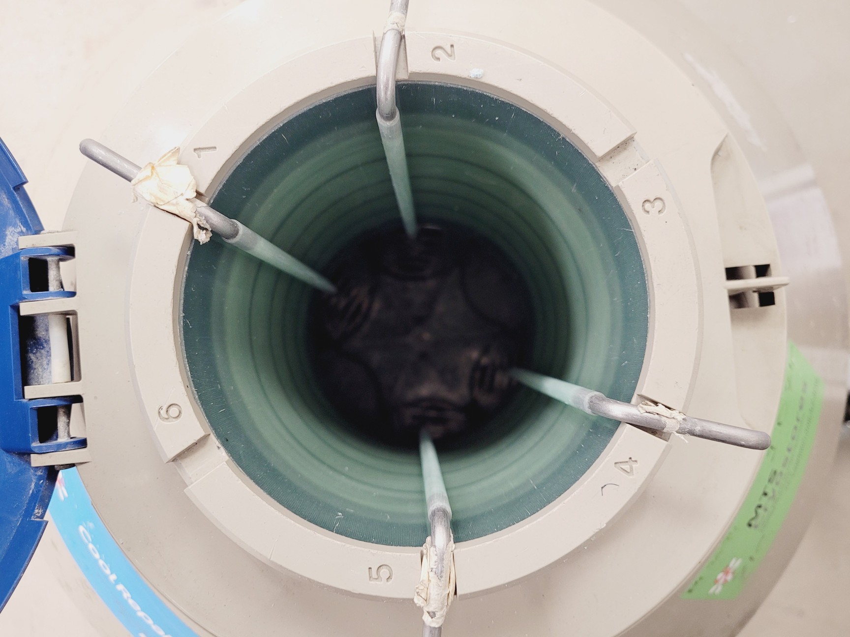 Image of Taylor-Wharton 35 VHC Liquid Nitrogen Dewar w/ Stand