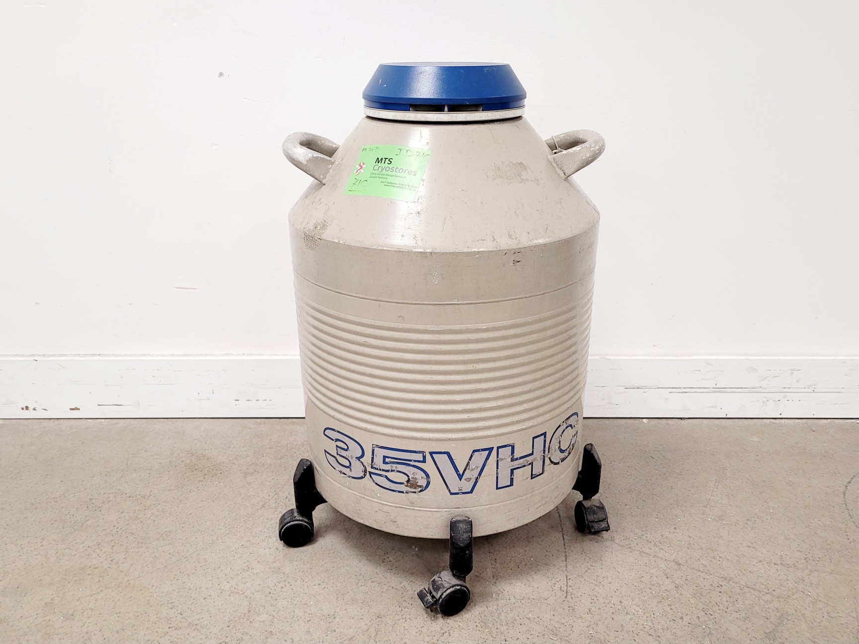 Image of Taylor-Wharton 35 VHC Liquid Nitrogen Dewar w/ Stand