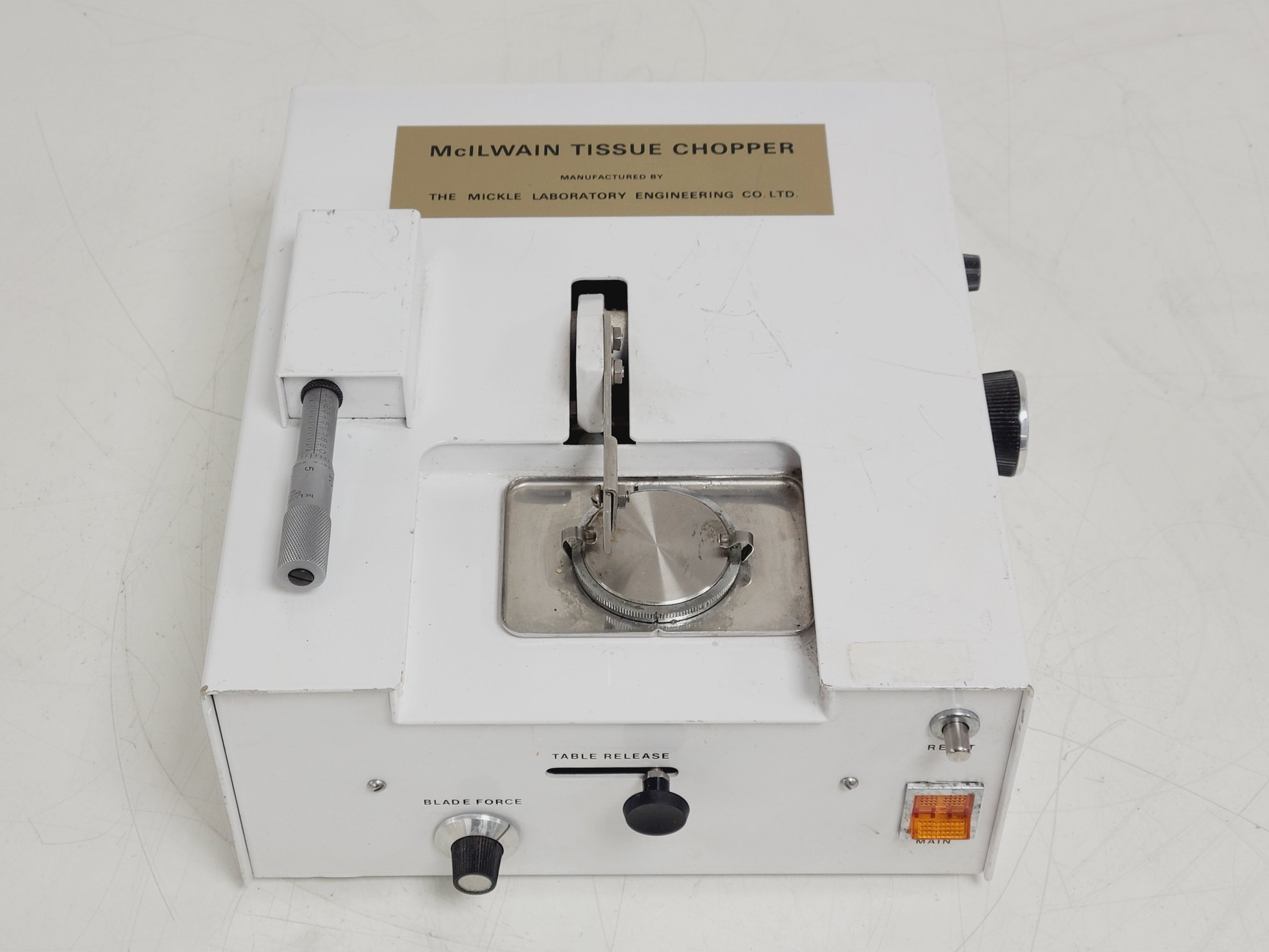 Image of The Mickle Laboratory Engineering Co McIlwain Tissue Chopper