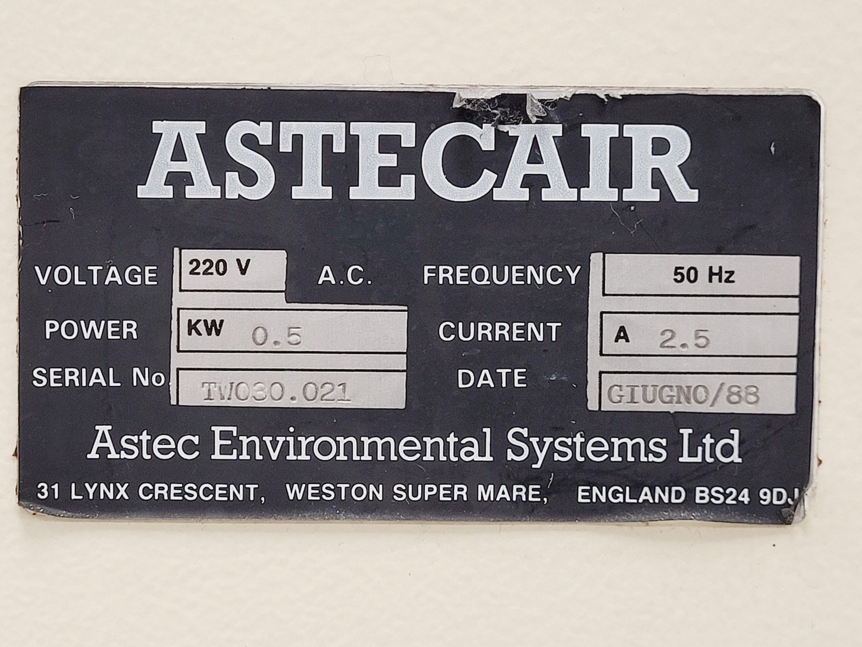 Image of Astecair TWO30 Ductless Fume Cabinet
