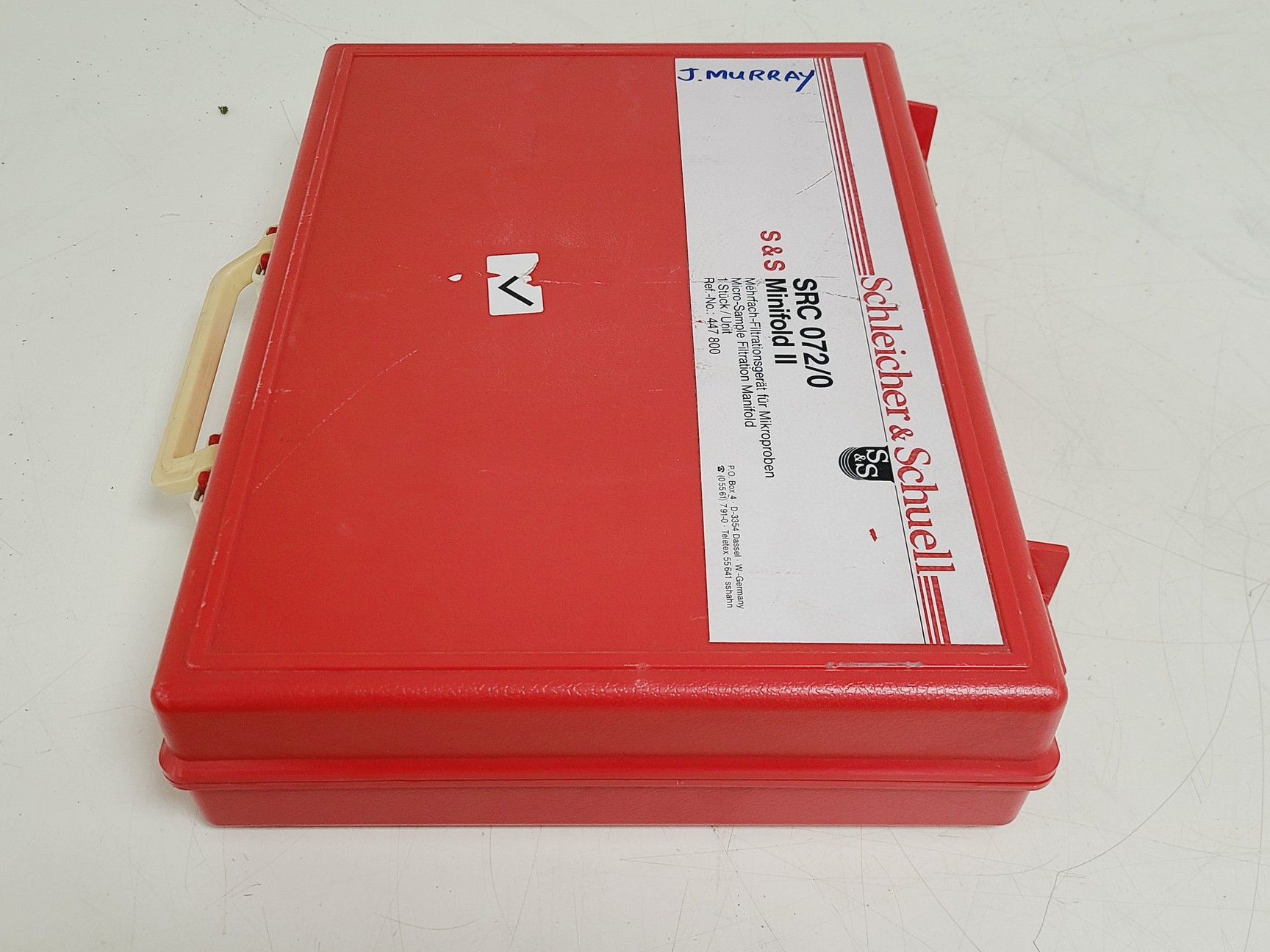 Image of Scheilcher & Schuell SRC 072/0 Micro-Sample Filtration Manifold