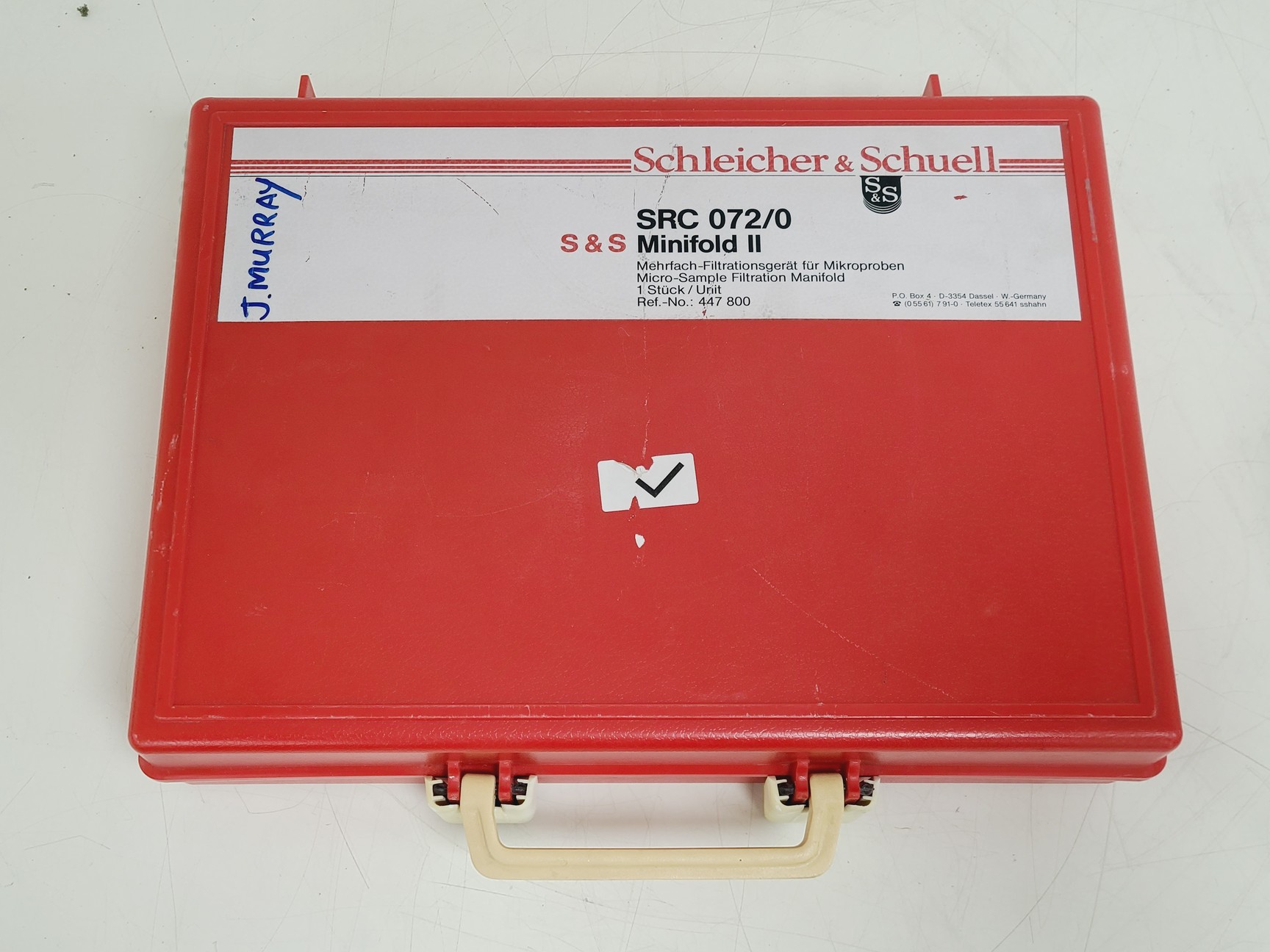 Image of Scheilcher & Schuell SRC 072/0 Micro-Sample Filtration Manifold