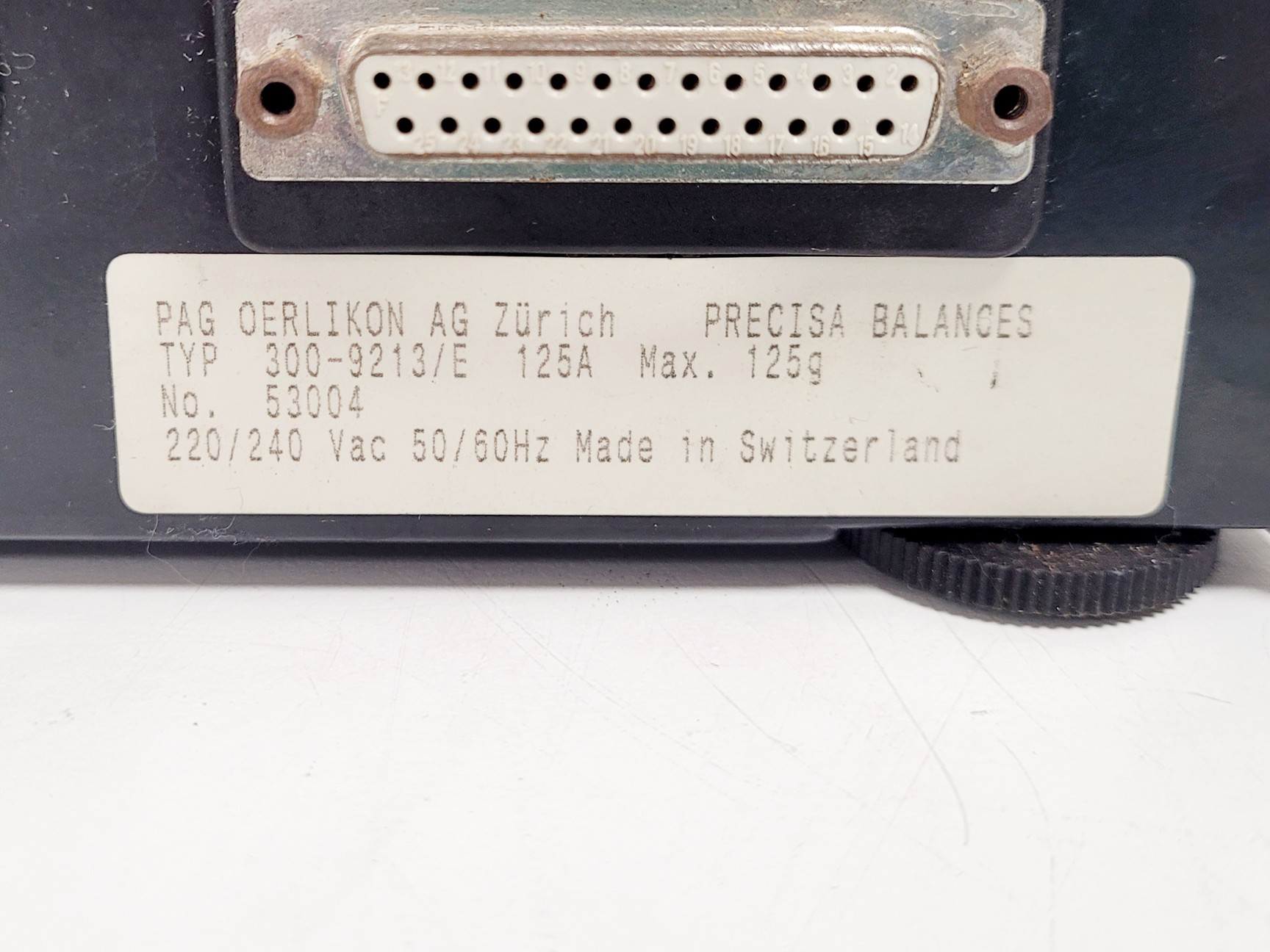 Image of Precisa 125 A Analytical Balance Spares/Repair