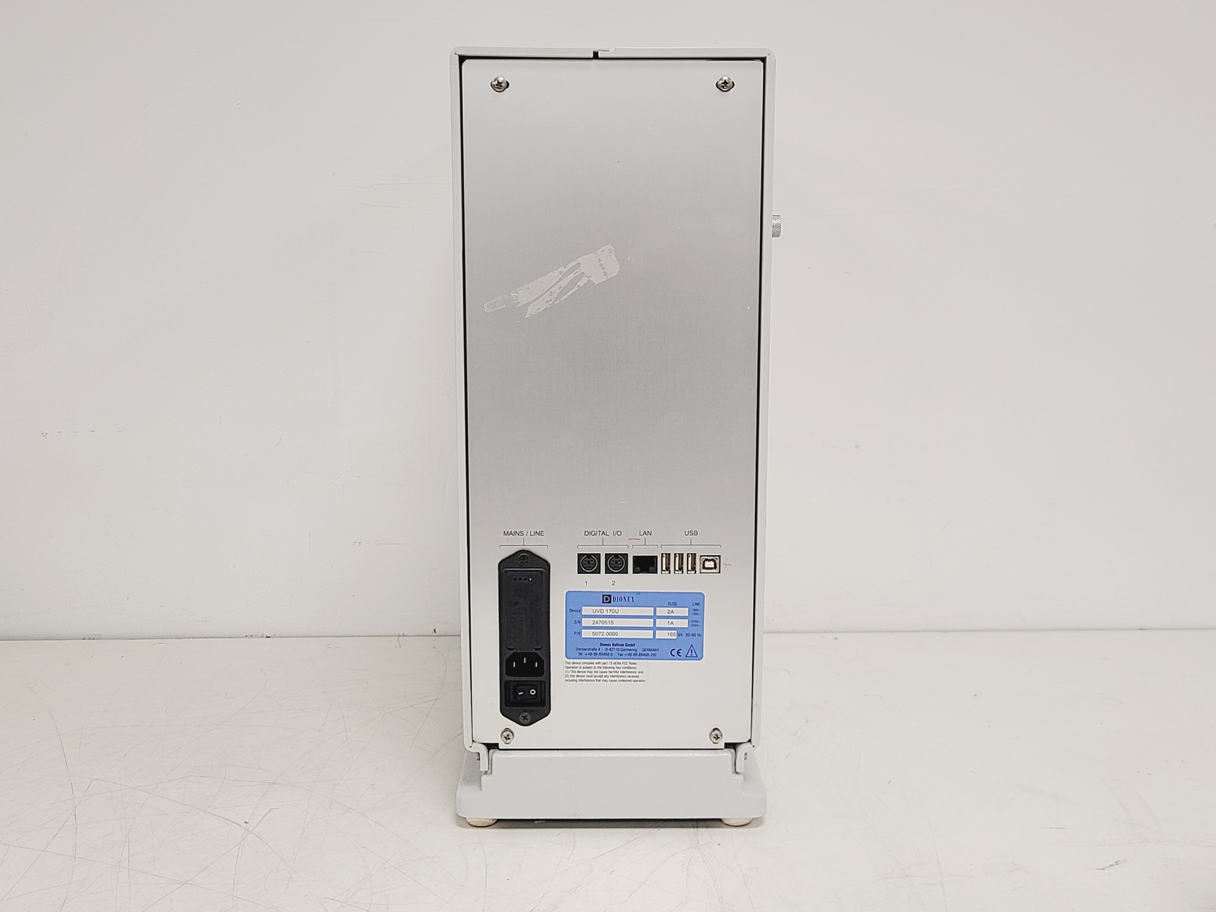 Sor Rack Dionex UVD170U W/ P680 HPLC Pump and SOR-100 Solvent Rack Chromatography