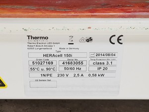 Thumbnail image of Thermo Fisher Heracell 150i Incubator