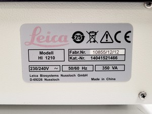 Thumbnail image of Leica HI1210 Histology Water Bath