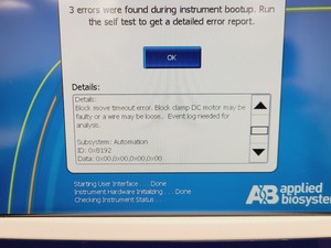 Thumbnail image of Applied Biosystems ViiA 7 Real-Time PCR System Spares/Repair