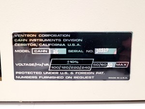 Thumbnail image of Ventron Corporation Cahn 26 Automatic Electrobalance