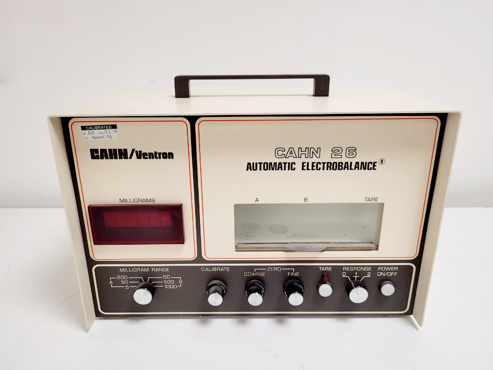 Image of Ventron Corporation Cahn 26 Automatic Electrobalance