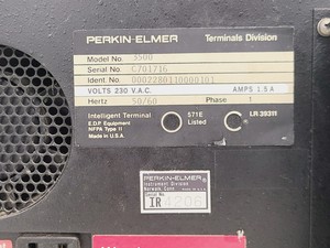 Thumbnail image of Perkin Elmer 3500 Infared Data Station w/ Perkin Elmer Keyboard & Monitor