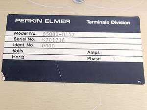 Thumbnail image of Perkin Elmer 3500 Infared Data Station w/ Perkin Elmer Keyboard & Monitor