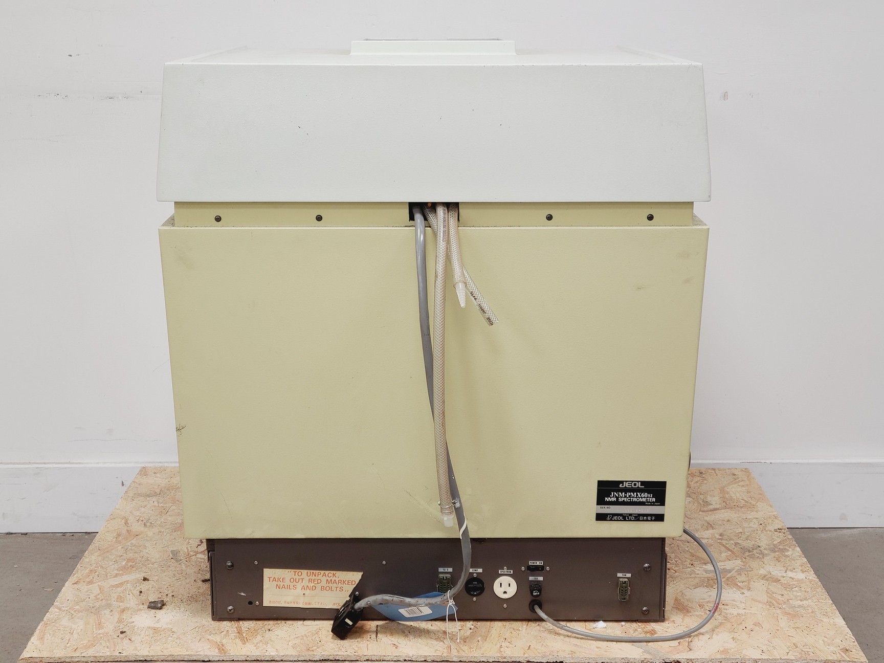 Image of JEOL JNM-PMX60si NMR Spectrometer