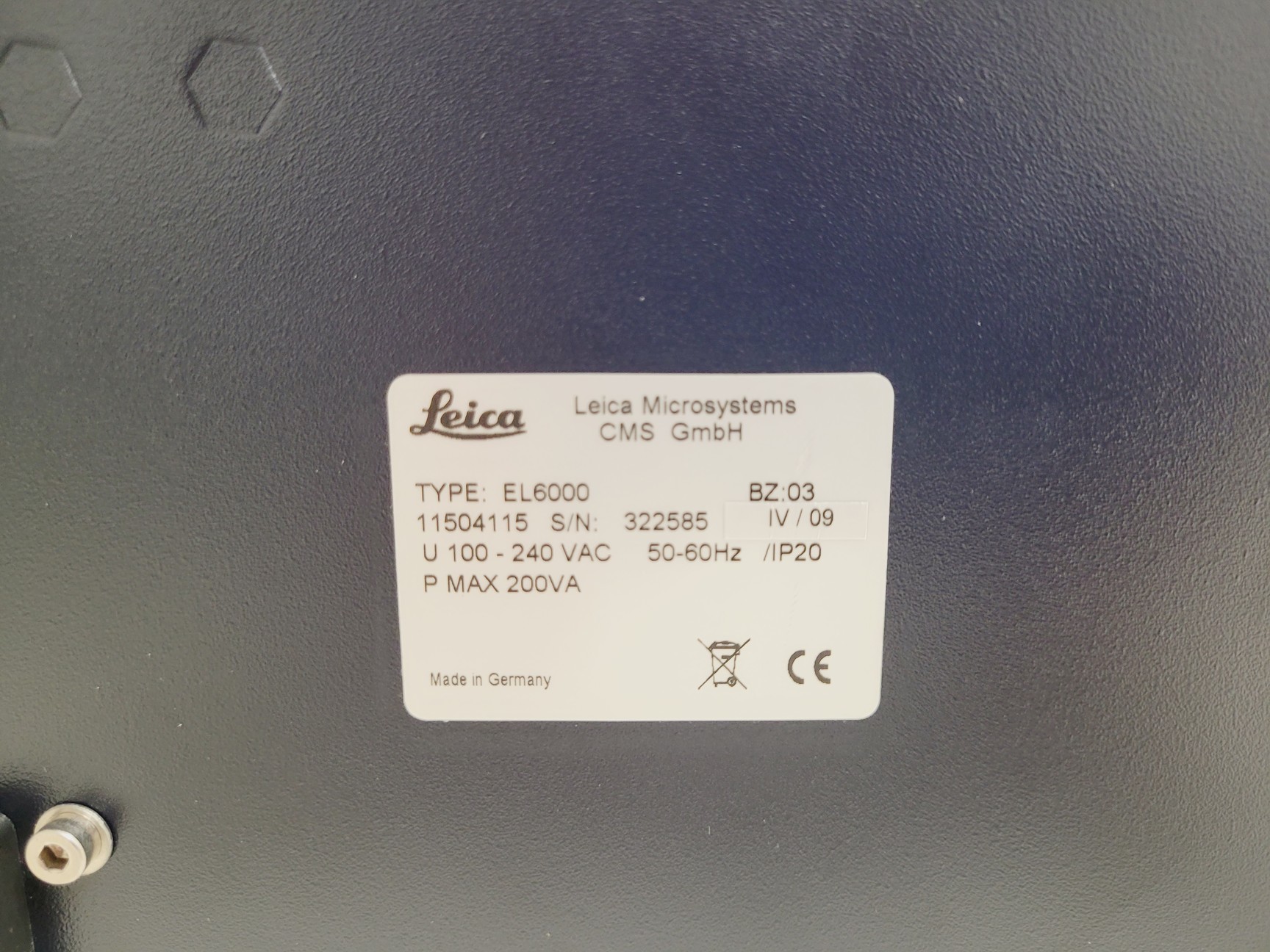 Image of Leica DM6000 CFS Upright Fluorescence Microscope Body w/ EL6000 Spares/Repair