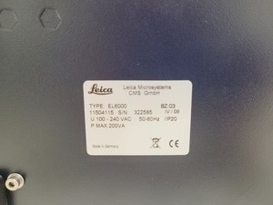 Thumbnail image of Leica DM6000 CFS Upright Fluorescence Microscope Body w/ EL6000 Spares/Repair