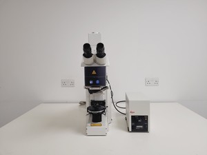 Thumbnail image of Leica DM6000 CFS Upright Fluorescence Microscope Body w/ EL6000 Spares/Repair
