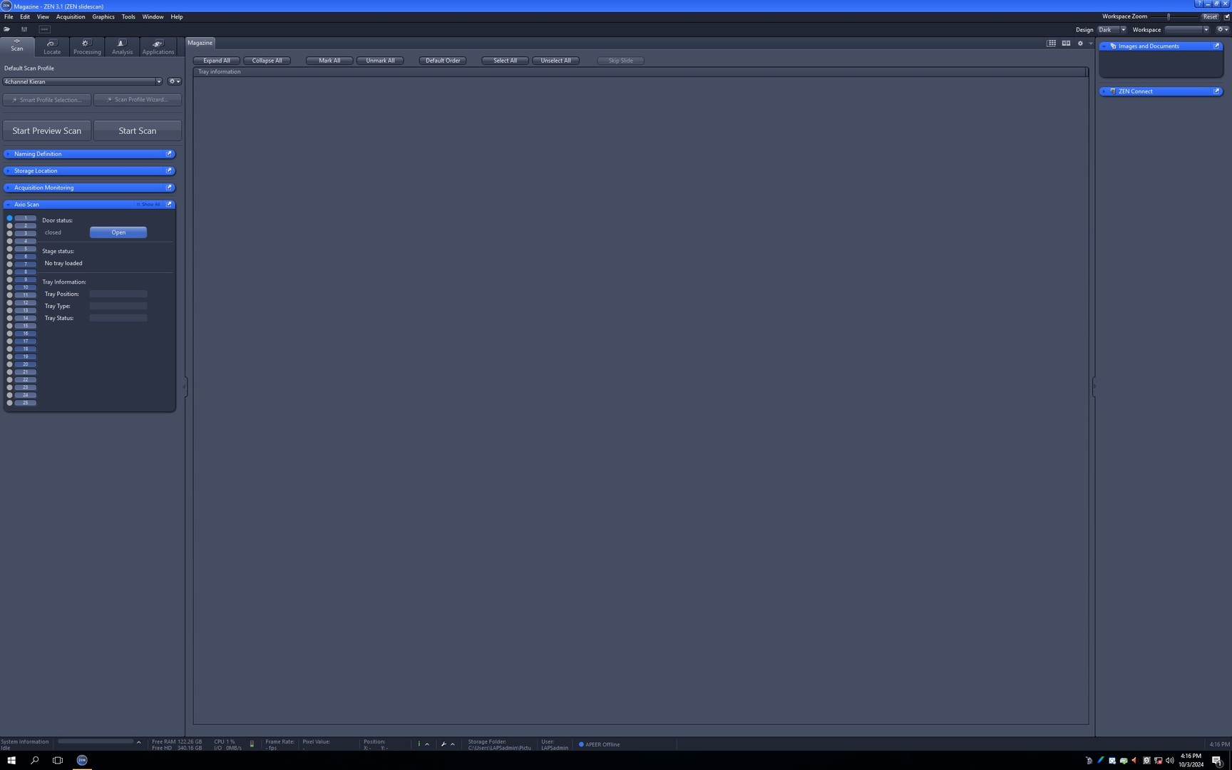 Image of Zeiss Axio Scan.Z1 Slide Scanner System with PC, Zen 3.1 Software & Accessories