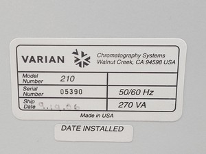 Thumbnail image of Varian ProStar HPLC System, 701 Fraction Collector, 2 x 210 Solvent Module, 335