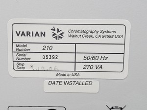 Thumbnail image of Varian ProStar HPLC System, 701 Fraction Collector, 2 x 210 Solvent Module, 335