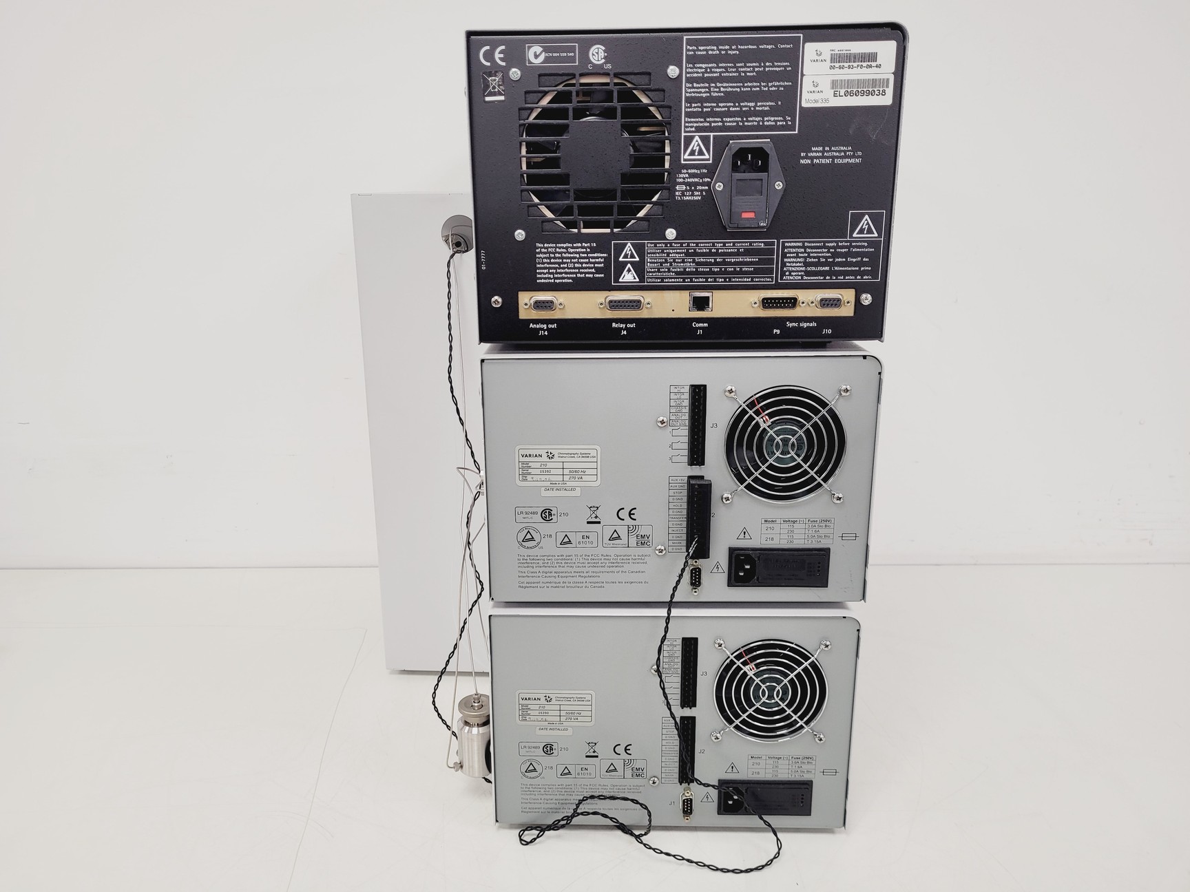 Image of Varian ProStar HPLC System, 701 Fraction Collector, 2 x 210 Solvent Module, 335