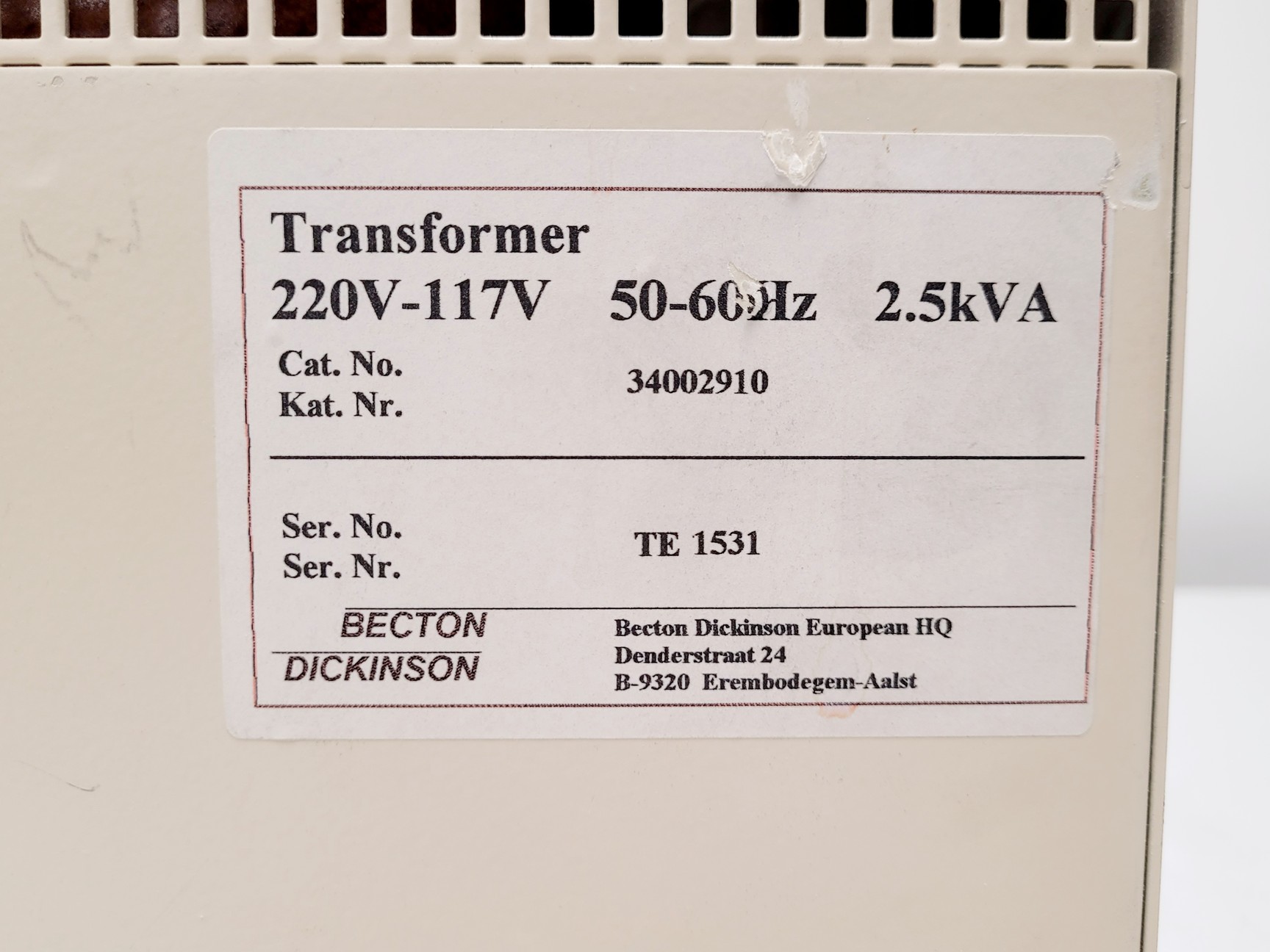 Image of BD FACScalibur Flow Cytometer