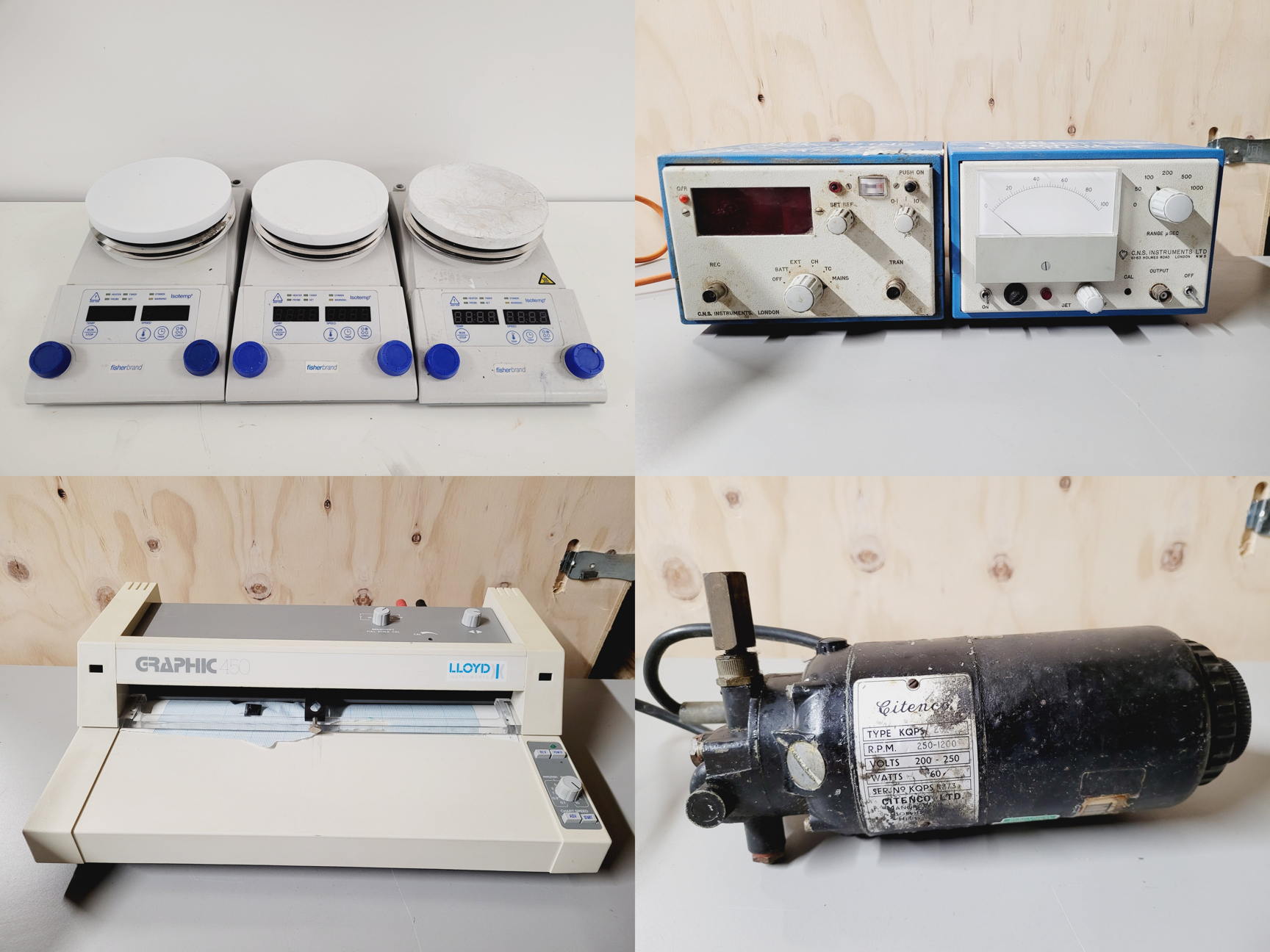 Image of Mixed Job Lot of Laboratory Equipment - Edwards, TTi, KnF Labport, Stuart
