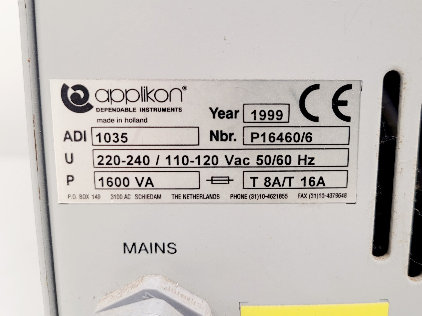 Image of Applikon ADI 1035 Bio Console W/ Bio Controller ADI 1030