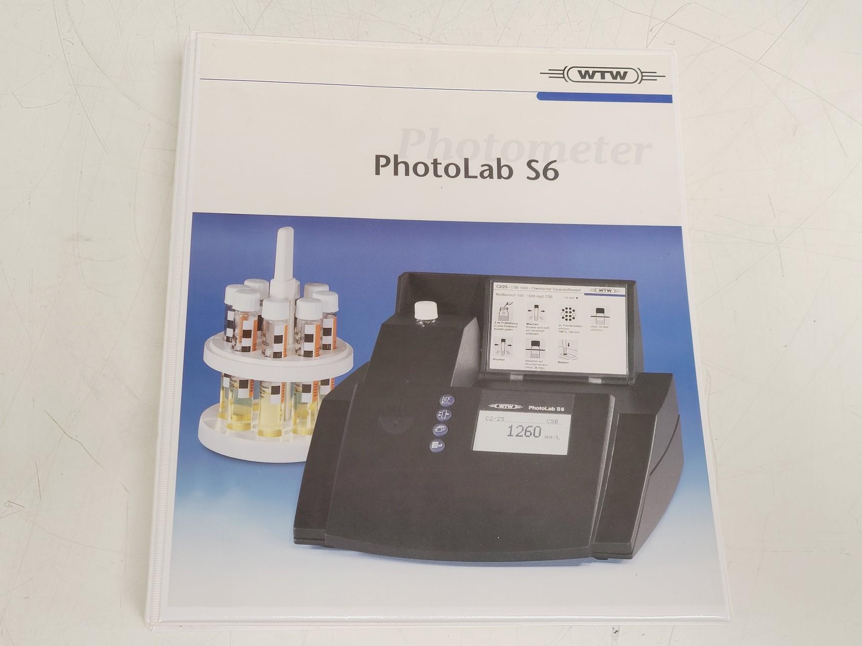 Image of WTW Photolab S6 Photometer Spares/Repairs