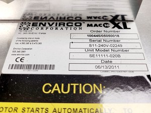 Thumbnail image of Envirco Corporation Mac10 XL Fan Filter Unit