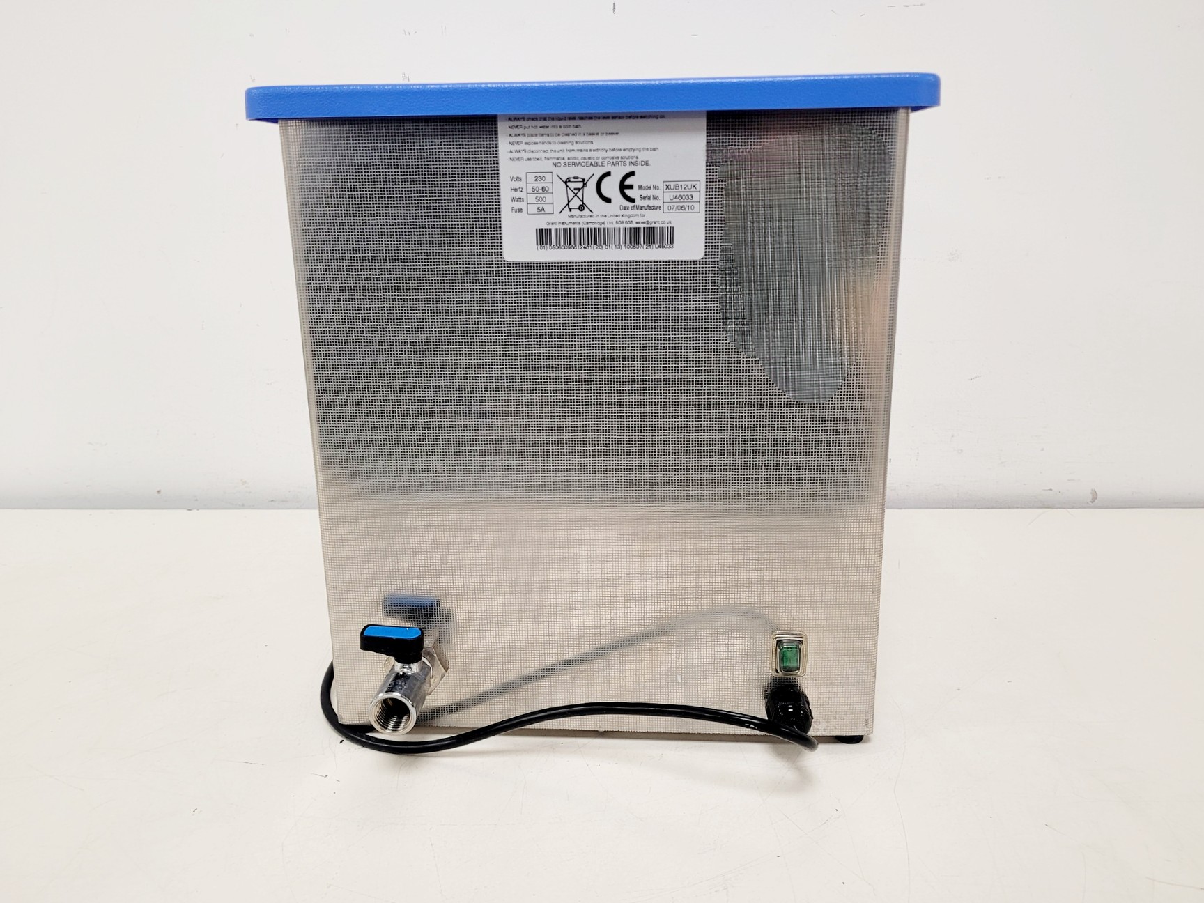 Image of Grant XUB12UK Ultrasonic Water Bath