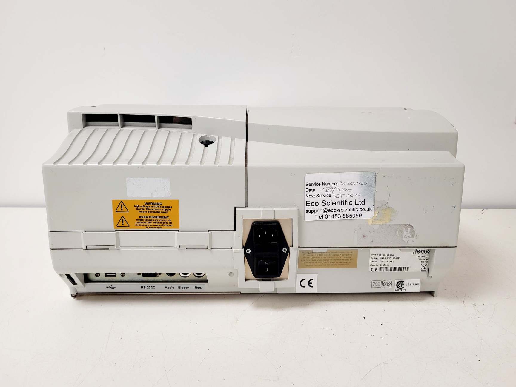 Image of Thermo Scientific Helios Omega UV-VIS Spectrophotometer Lab 
