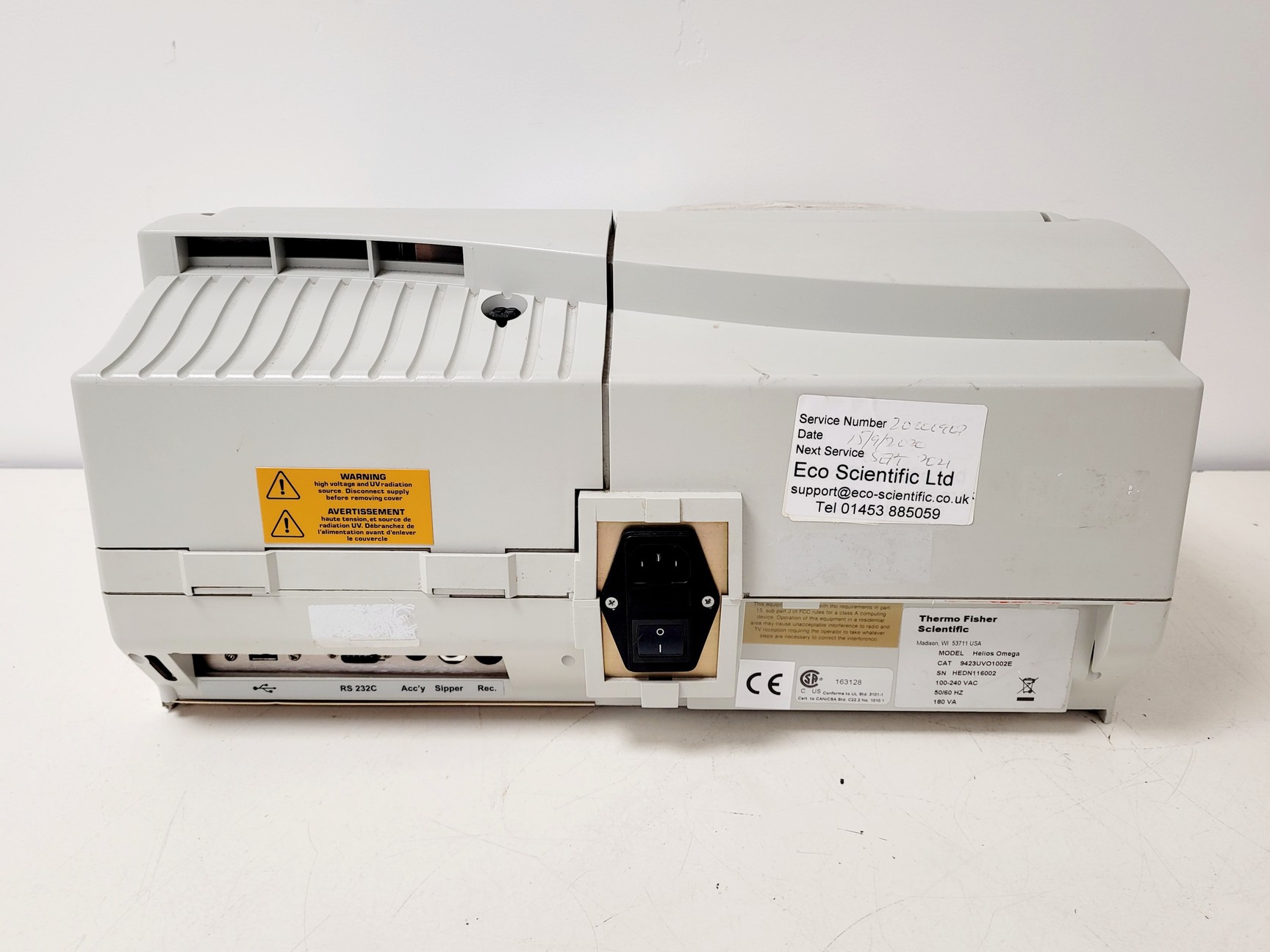 Image of Thermo Scientific Helios Omega UV-VIS Spectrophotometer Lab