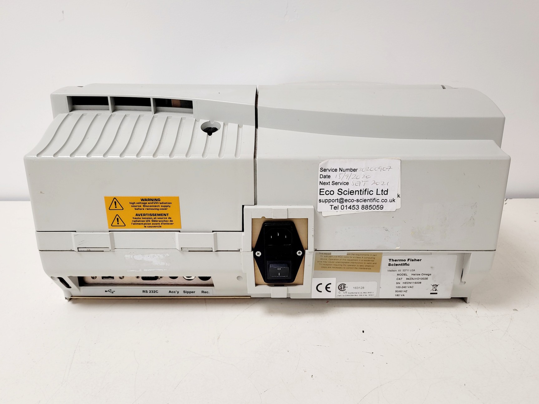 Image of Thermo Scientific Helios Omega UV-VIS Spectrophotometer Lab