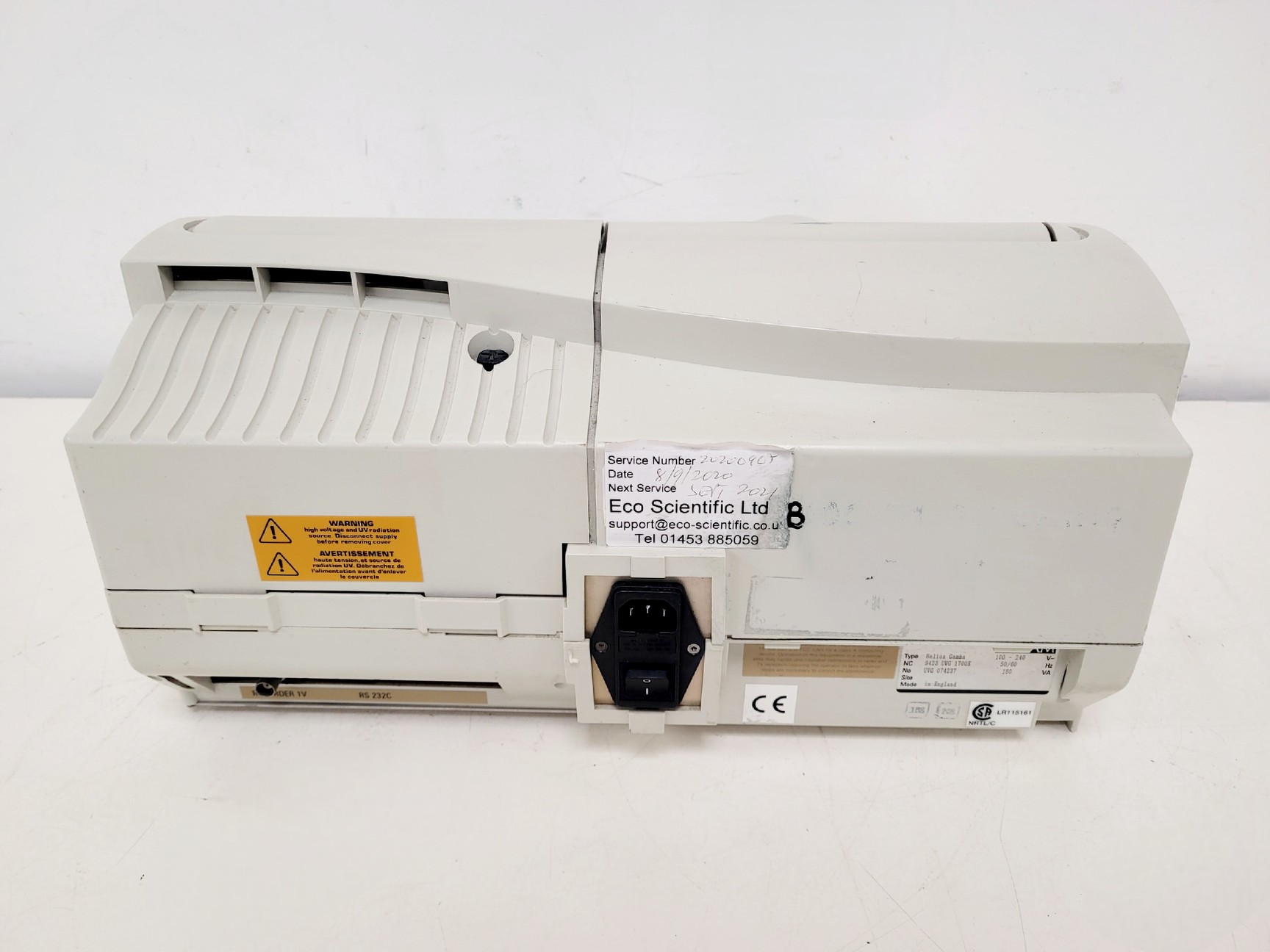 Image of Unicam Helios Gamma UV-Vis Spectrophotometer Lab