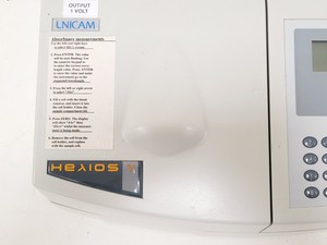 Thumbnail image of Unicam Helios Gamma UV-Vis Spectrophotometer Lab