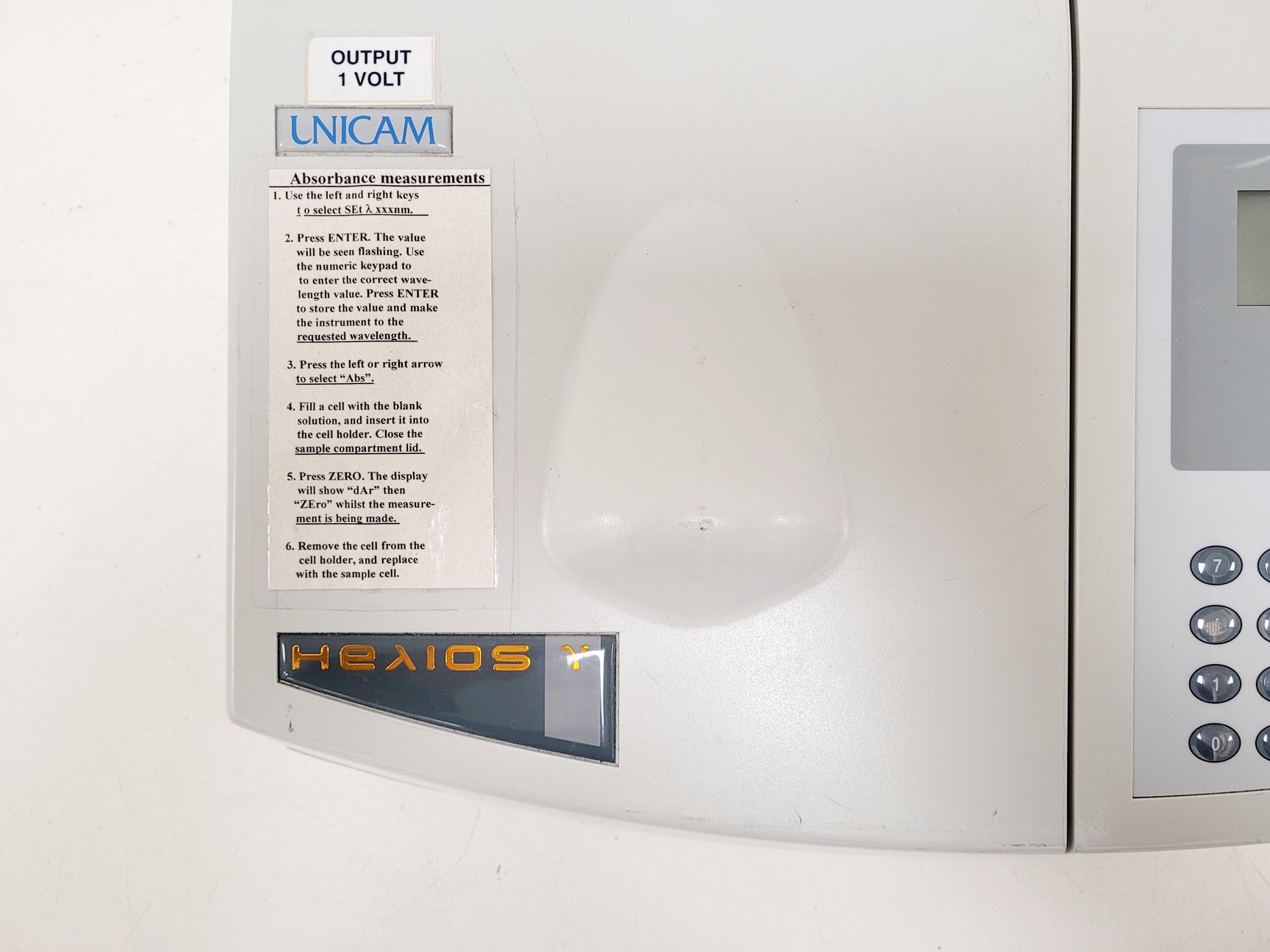 Image of Unicam Helios Gamma UV-Vis Spectrophotometer Lab
