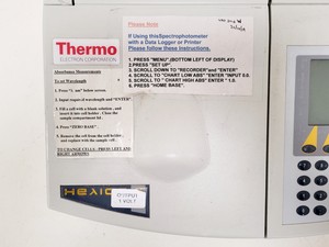 Thumbnail image of Thermo Helios Gamma UV-Vis Spectrophotometer Lab