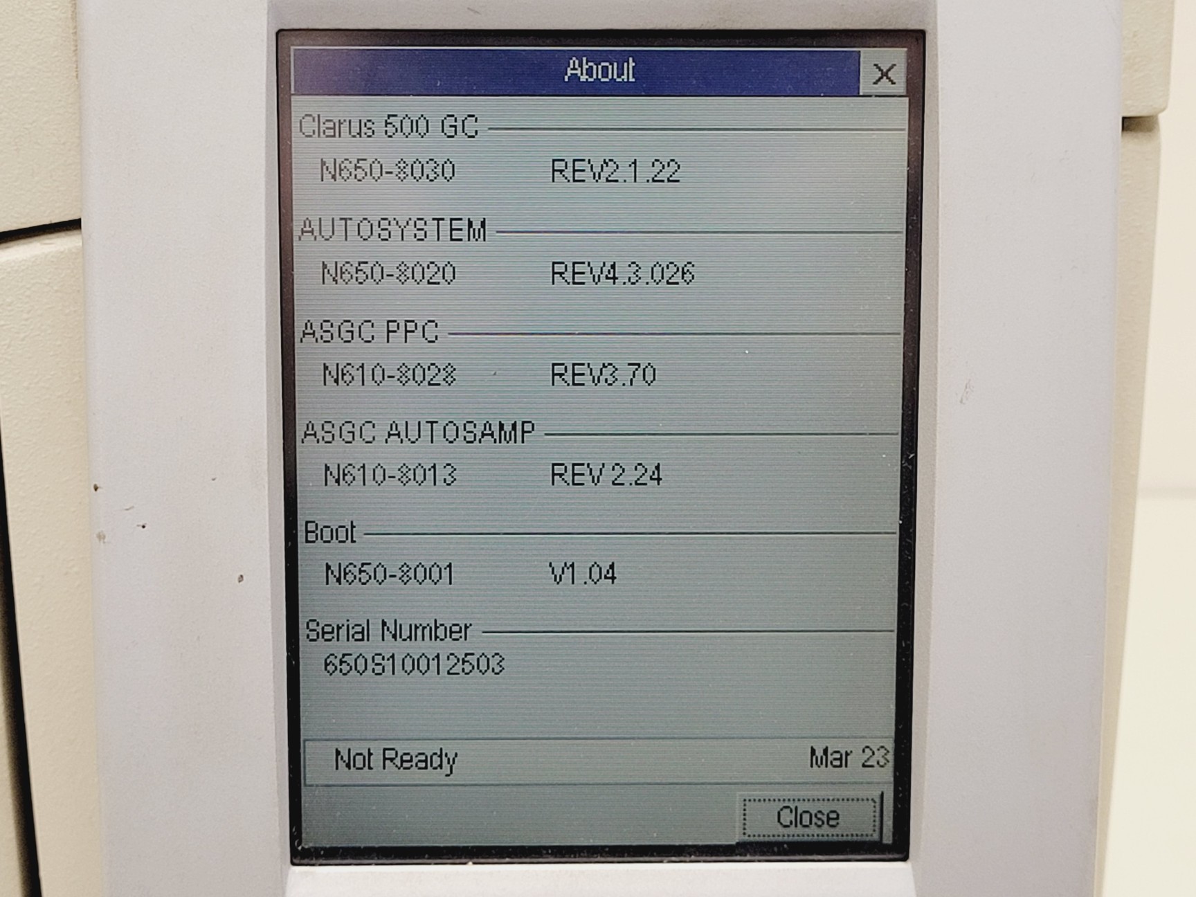 Image of Perkin Elmer Clarus 500 GC-MS System with Clarus 560 MS, PC & Edwards RV3 Pump