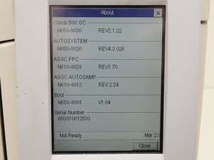 Thumbnail image of Perkin Elmer Clarus 500 GC-MS System with Clarus 560 MS, PC & Edwards RV3 Pump