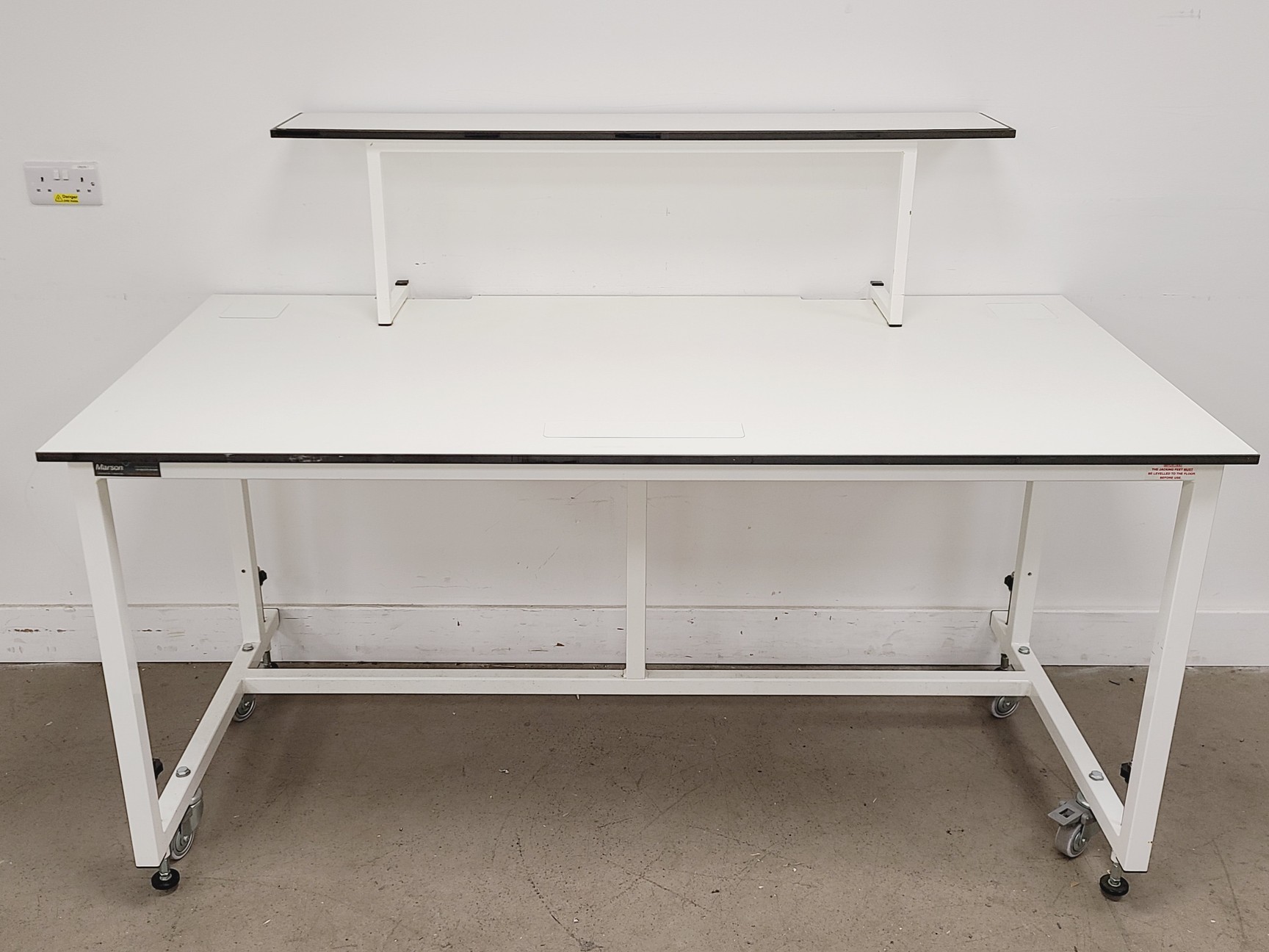 Image of 5 x Marson Laboratory Benches/Trespa Tables White