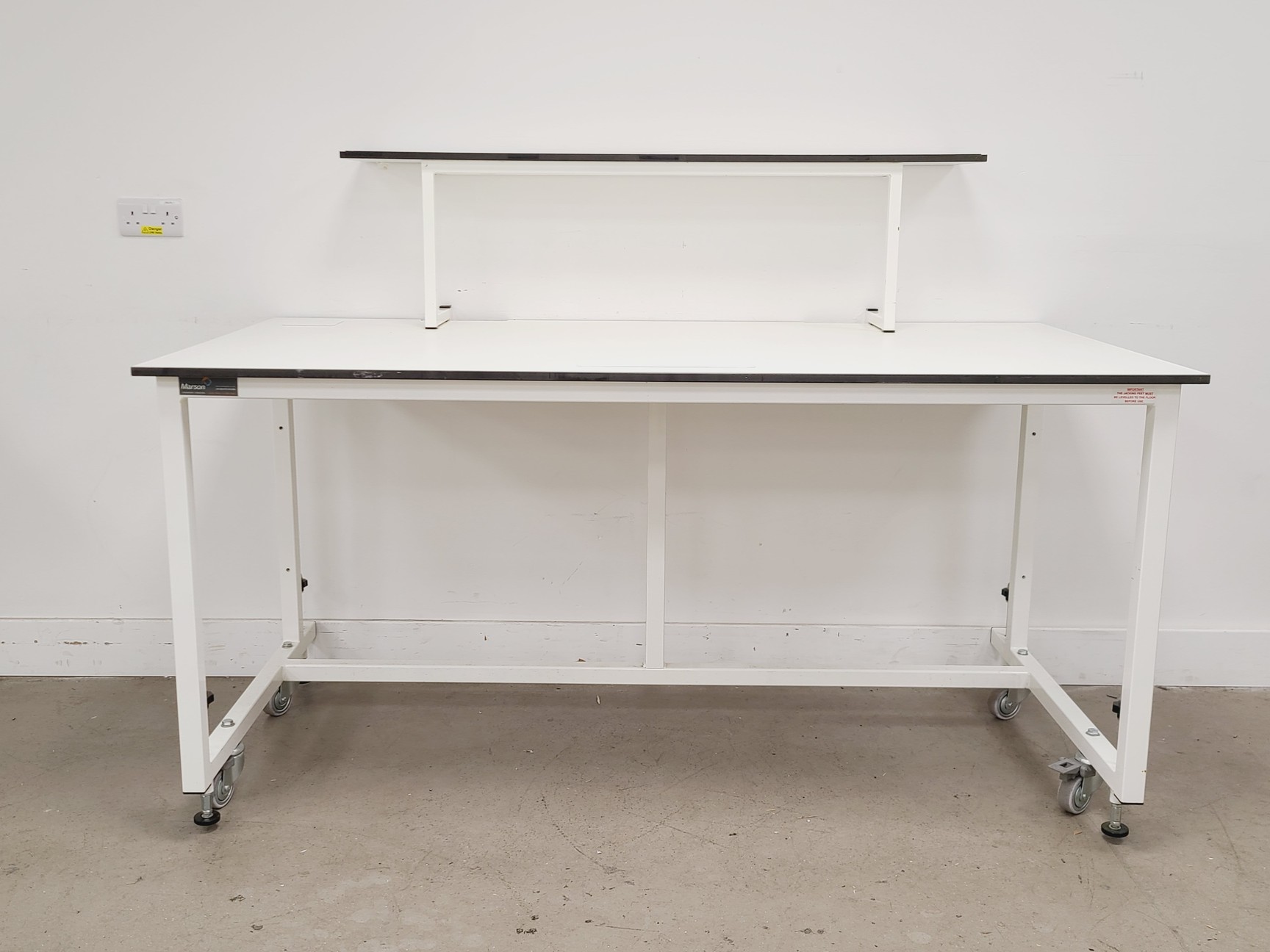 Image of 5 x Marson Laboratory Benches/Trespa Tables White