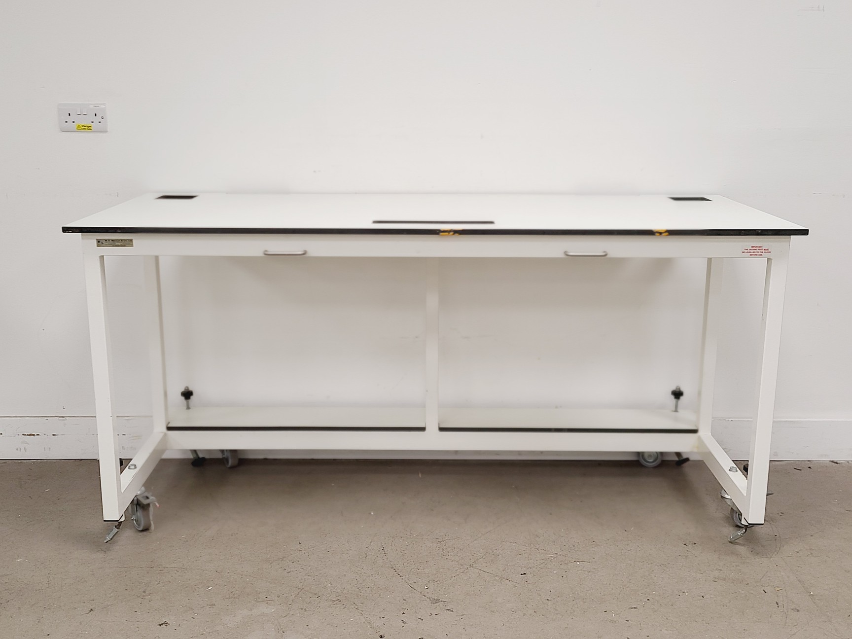 Image of 5 x Marson Laboratory Benches/Trespa Tables White
