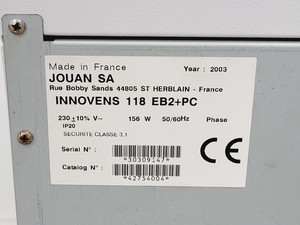 Thumbnail image of Jouan Innovens 118 EB2+PC Lab Oven