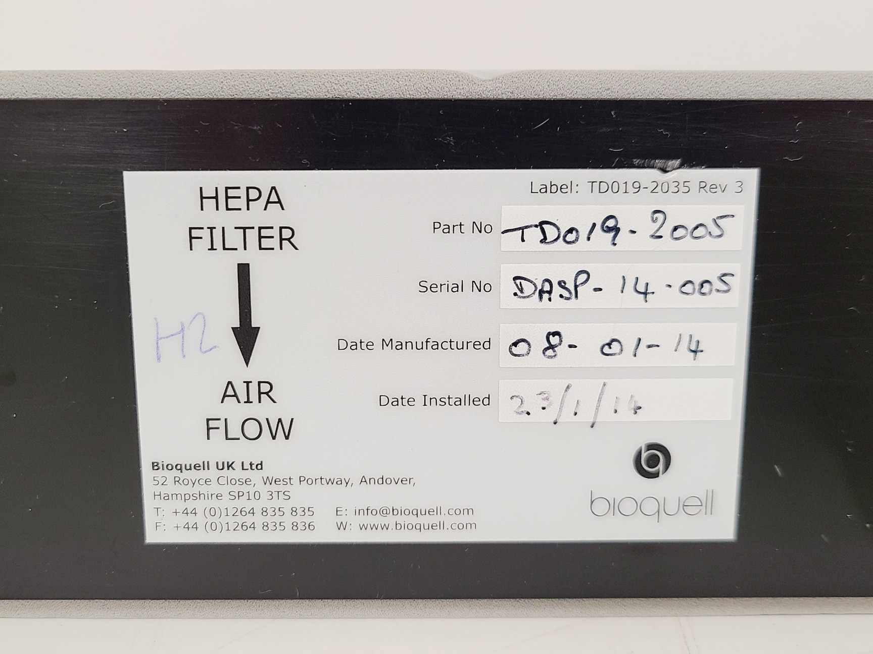 Image of Bioquell L3 VHP Gassing Unit Model - TD071-0000-230V