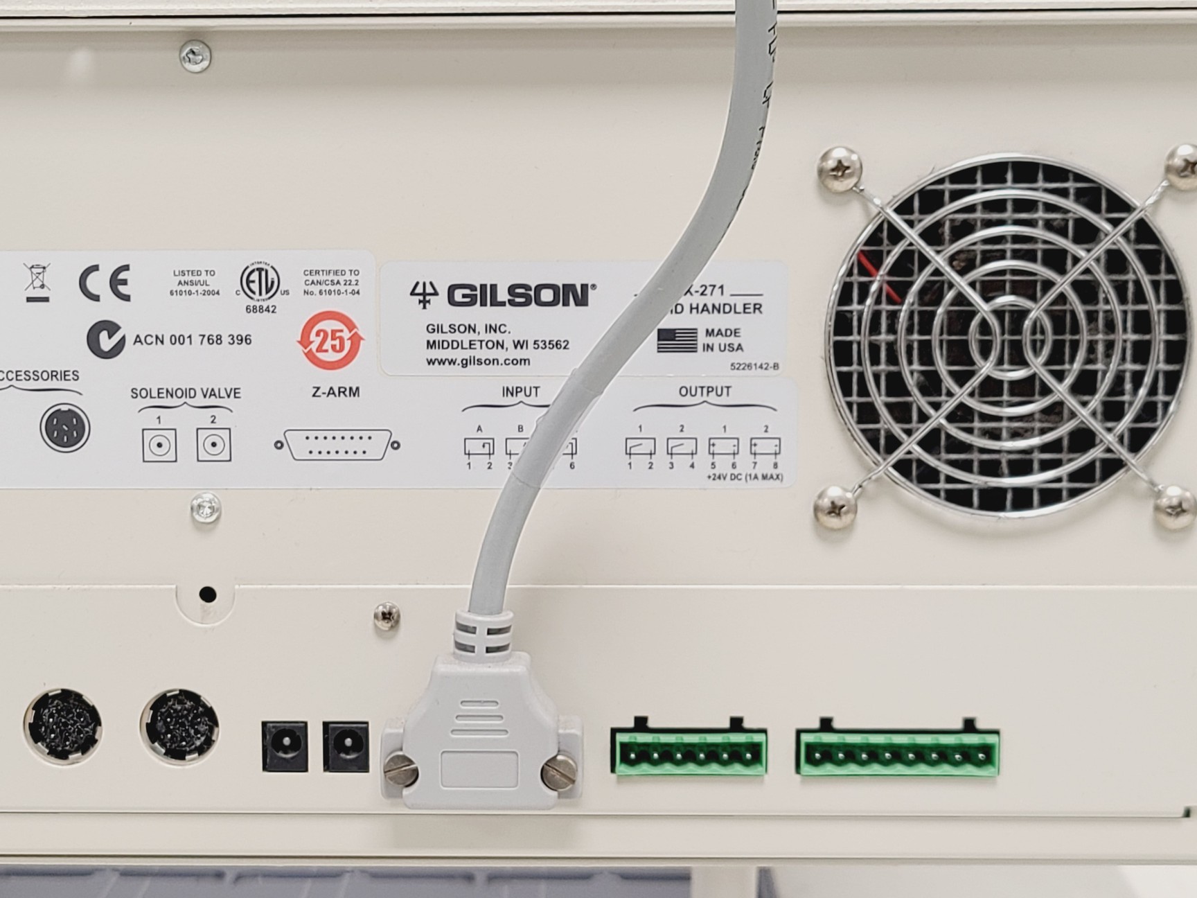 Image of Gilson GX-271 Liquid Handler and PC w/ Biotage Controller and Editor Software