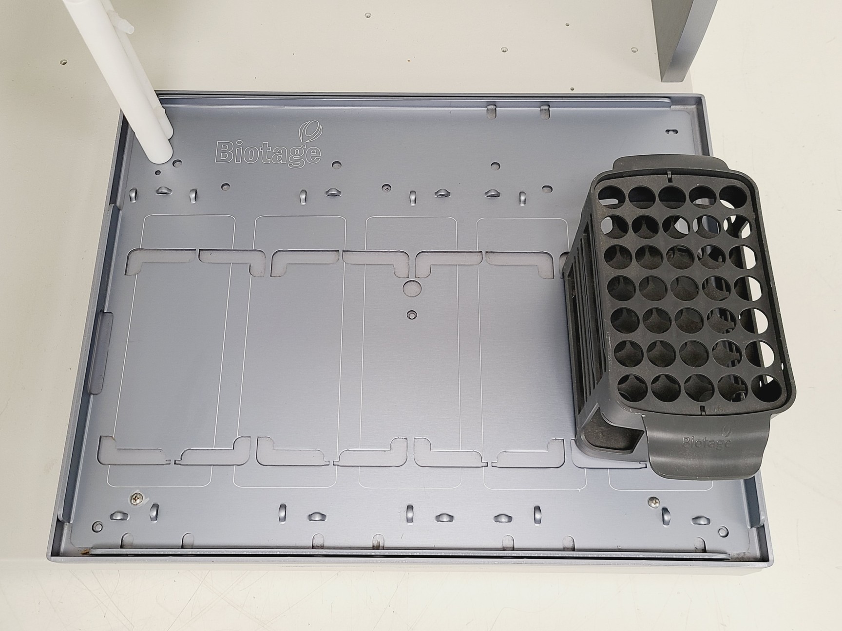 Image of Gilson GX-271 Liquid Handler and PC w/ Biotage Controller and Editor Software