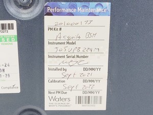 Thumbnail image of Waters Acquity Sample Manager w/ Binary Solvent Manager UHPLC Chromatography 