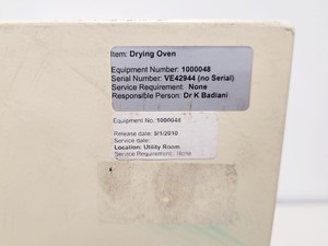 Thumbnail image of Leec Drying Cabinet Model SSS