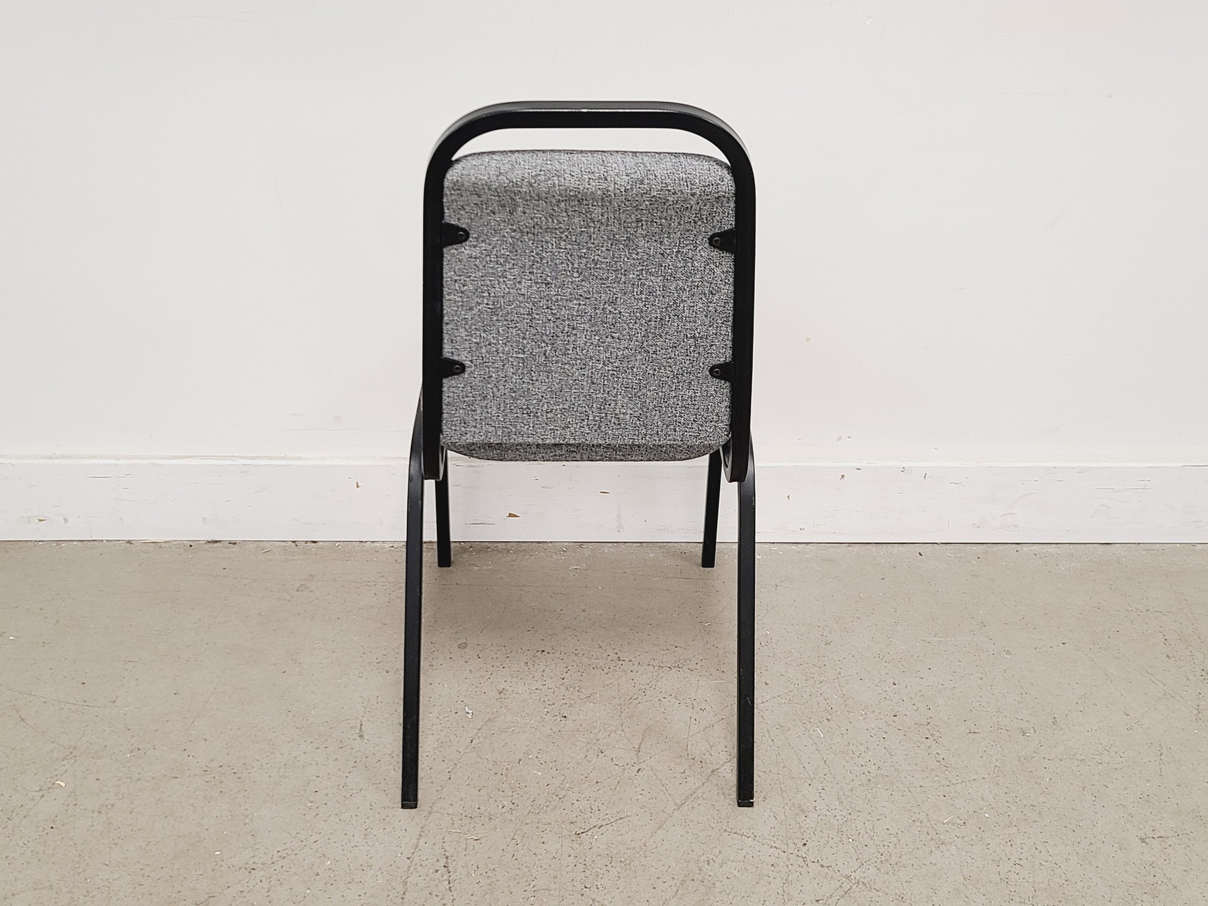 Image of 8 x Lightweight Grey Stacking Chairs