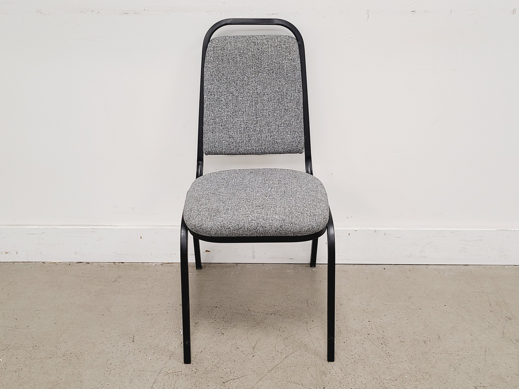 Image of 8 x Lightweight Grey Stacking Chairs